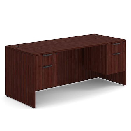 Officesource 29.50'' H, Mahogany, 71.00'' W X DBLHDPL105MH